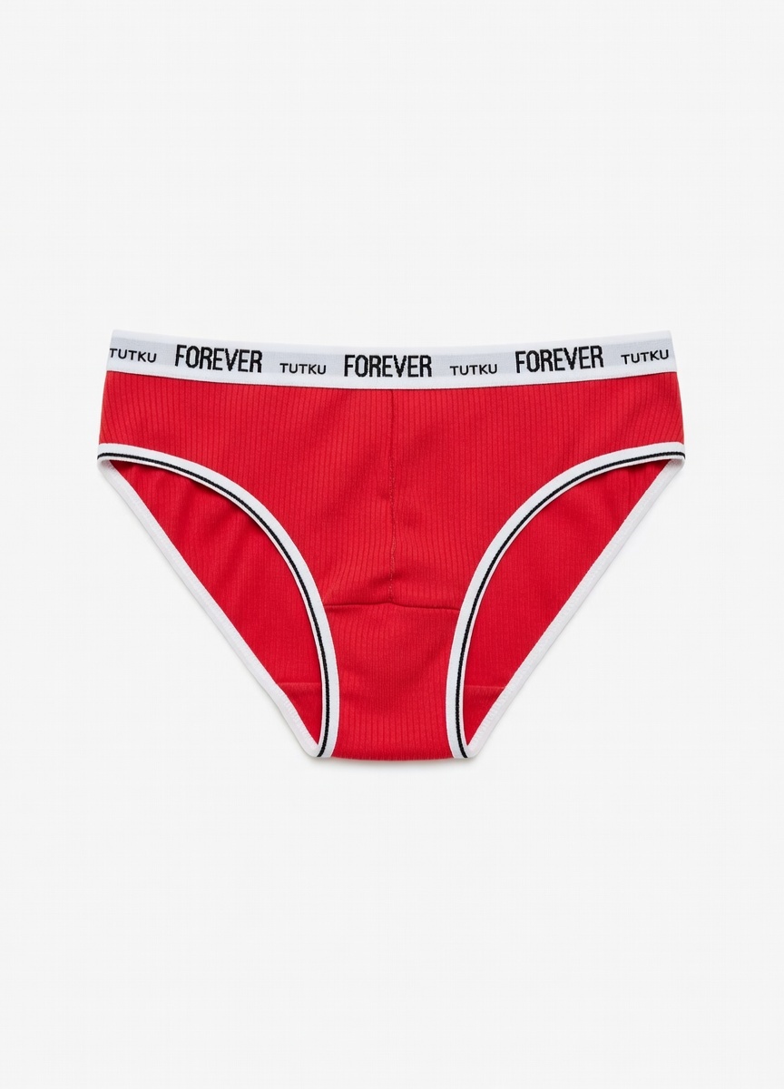 Tutku bayan Pandora bikini Kırmızı-Beyaz Çizgi