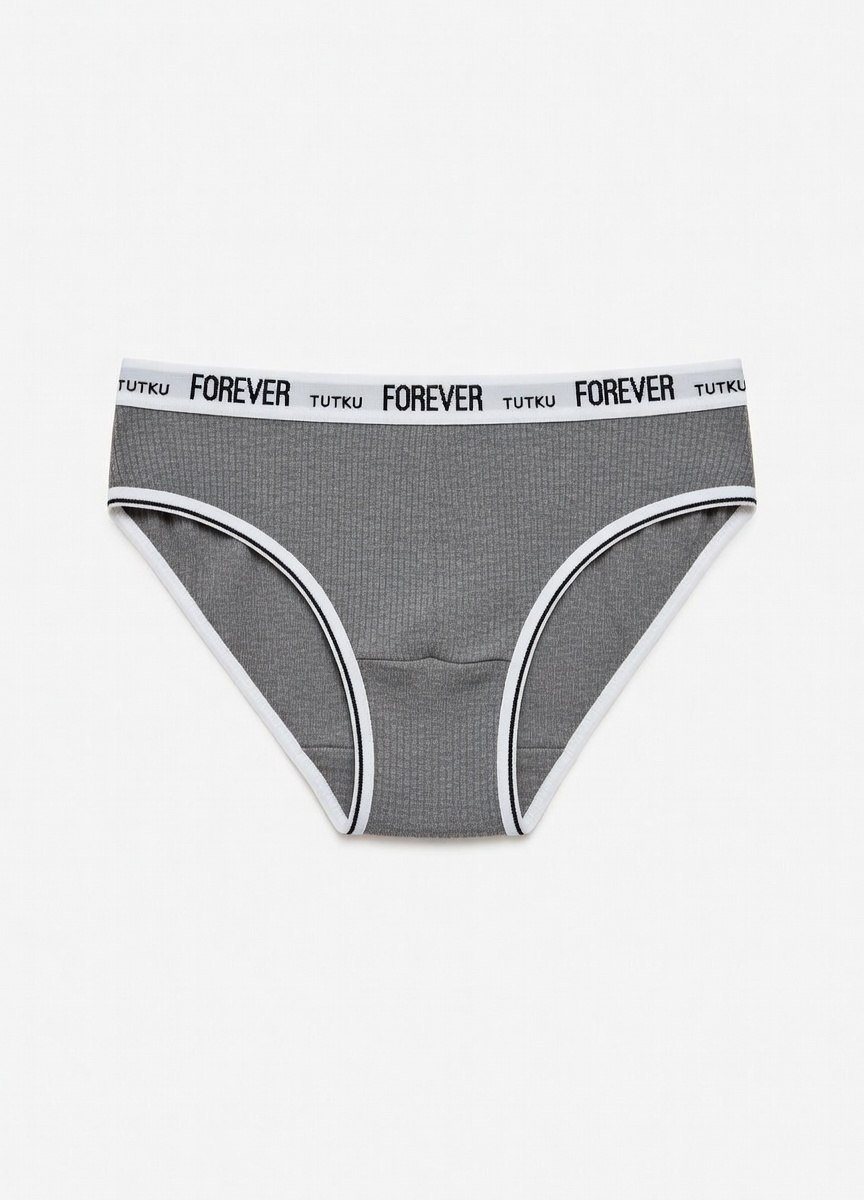 Tutku bayan Pandora bikini Gri-Beyaz