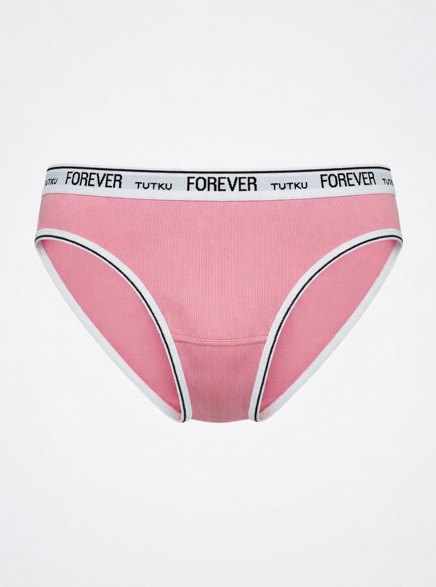 Tutku bayan Pandora bikini Kapalı Pembe-Beyaz