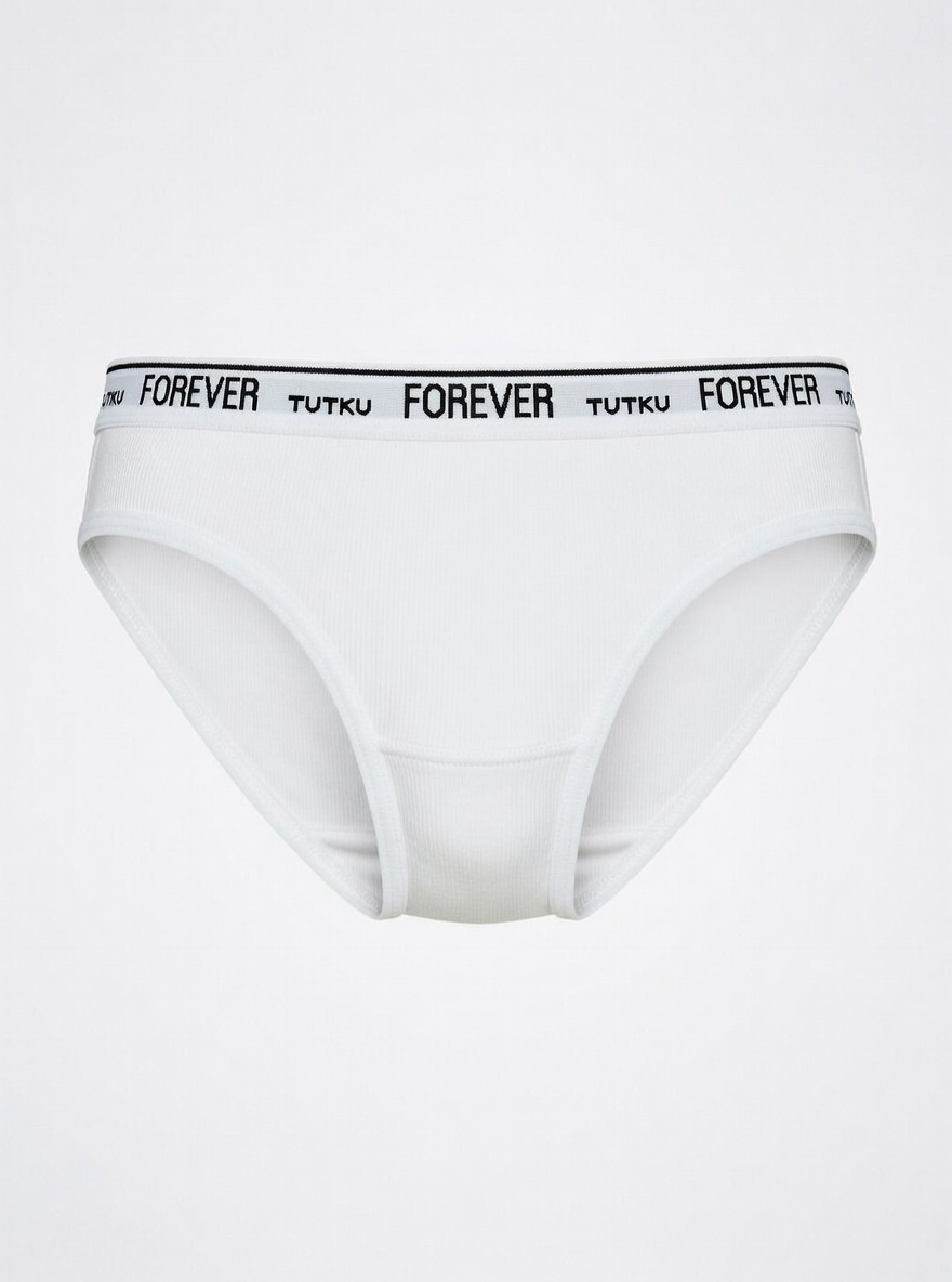 Tutku bayan Pandora bikini Beyaz-Çizgi